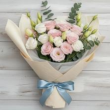 Букет шампанское в Алексине Букет цветов из:  Лизиантусы в Алексине