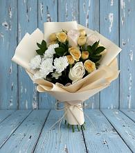 Букет цветов из:  Розы и Хризантемы #REPLACE_PRED# Алексине