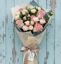 Букет нежный и розовый в Алексине Букет цветов из:  Розы в Алексине