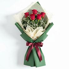 Букет рубиновое очарование в Алексине Букет цветов из:  Розы в Алексине
