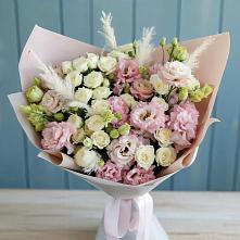 Букет цветов из:  Альстромерии и Розы в Алексине